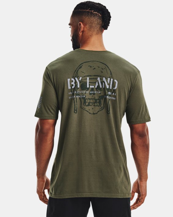 Men's UA Freedom By Land T-Shirt, Green, pdpMainDesktop image number 1